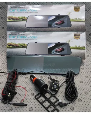 1080p Full Hd Mirror Dashcam – Front Rear Dual Camera