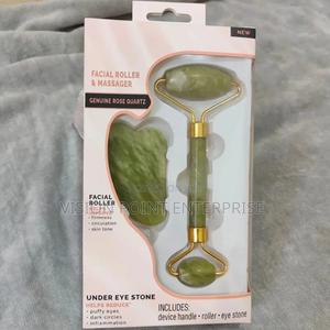*3in1 Natural Stone Derma Facial Jade Roller Massager - main view