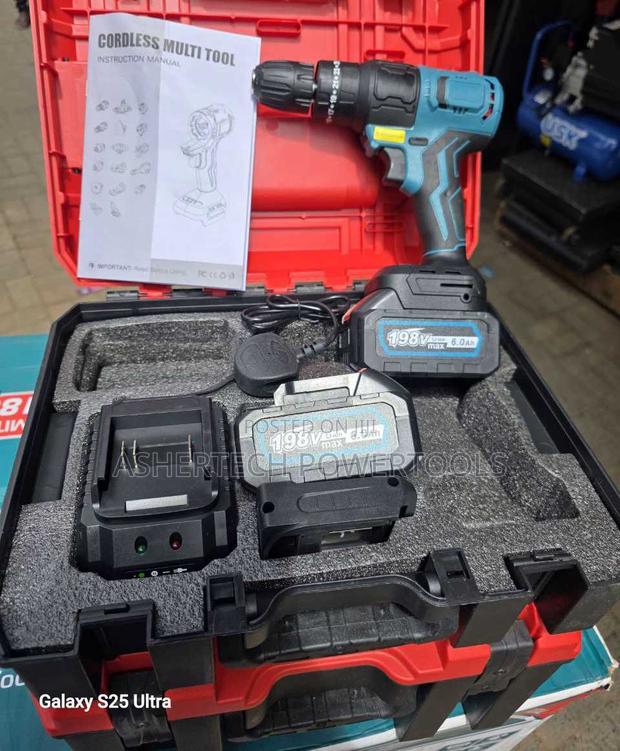 Multifunctional Cordless Drill, 198v