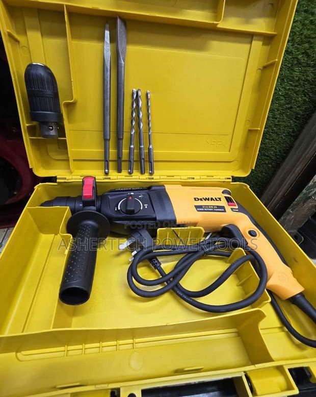 Dewalt Rotary Hammer With 2 Chunk - main view