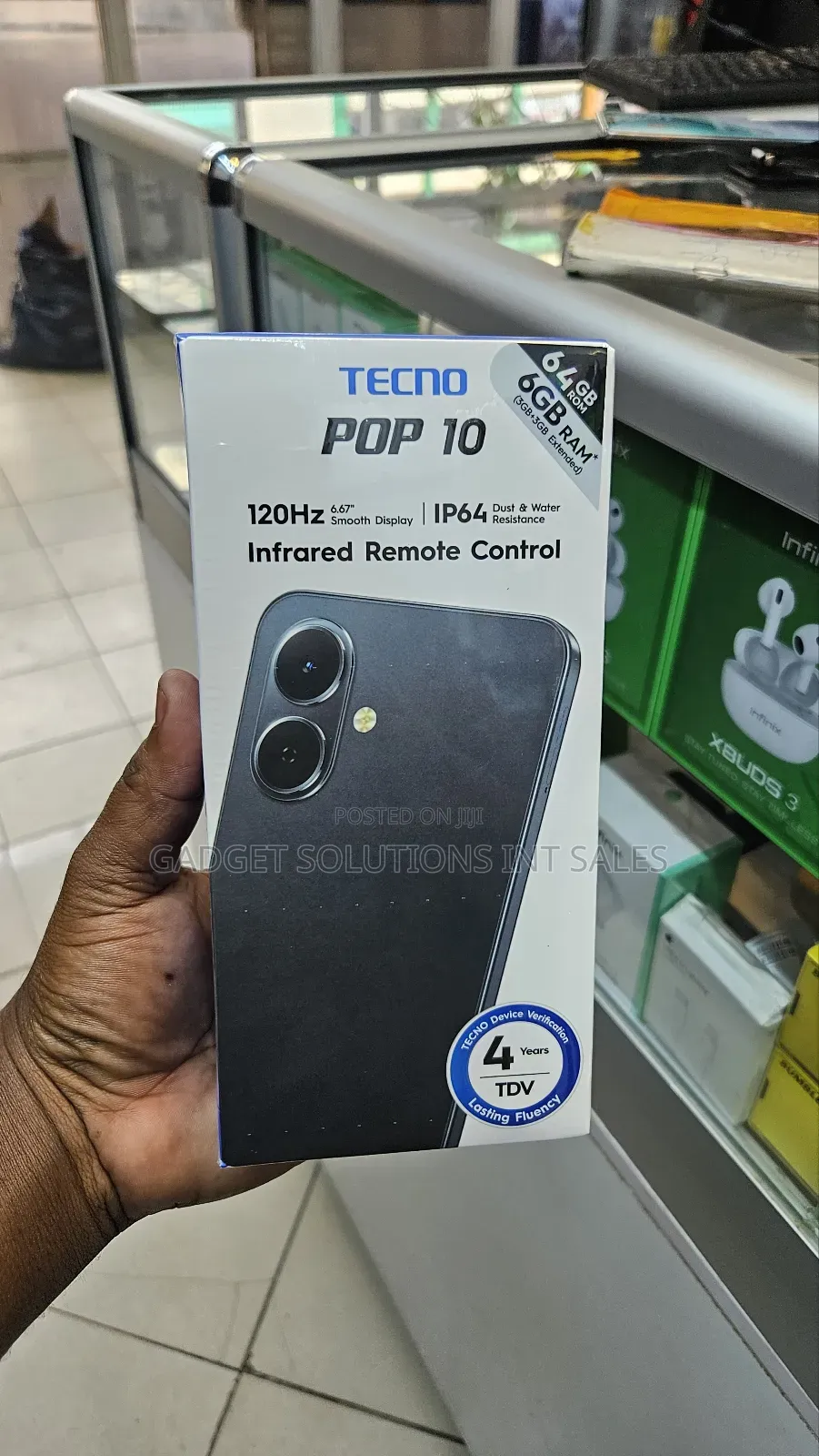 New Tecno Pop 10 64 GB Black