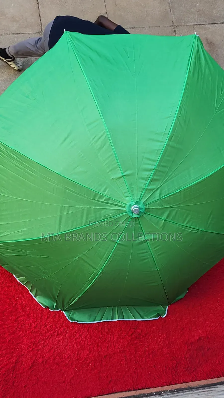 Green Parasol Umbrellas