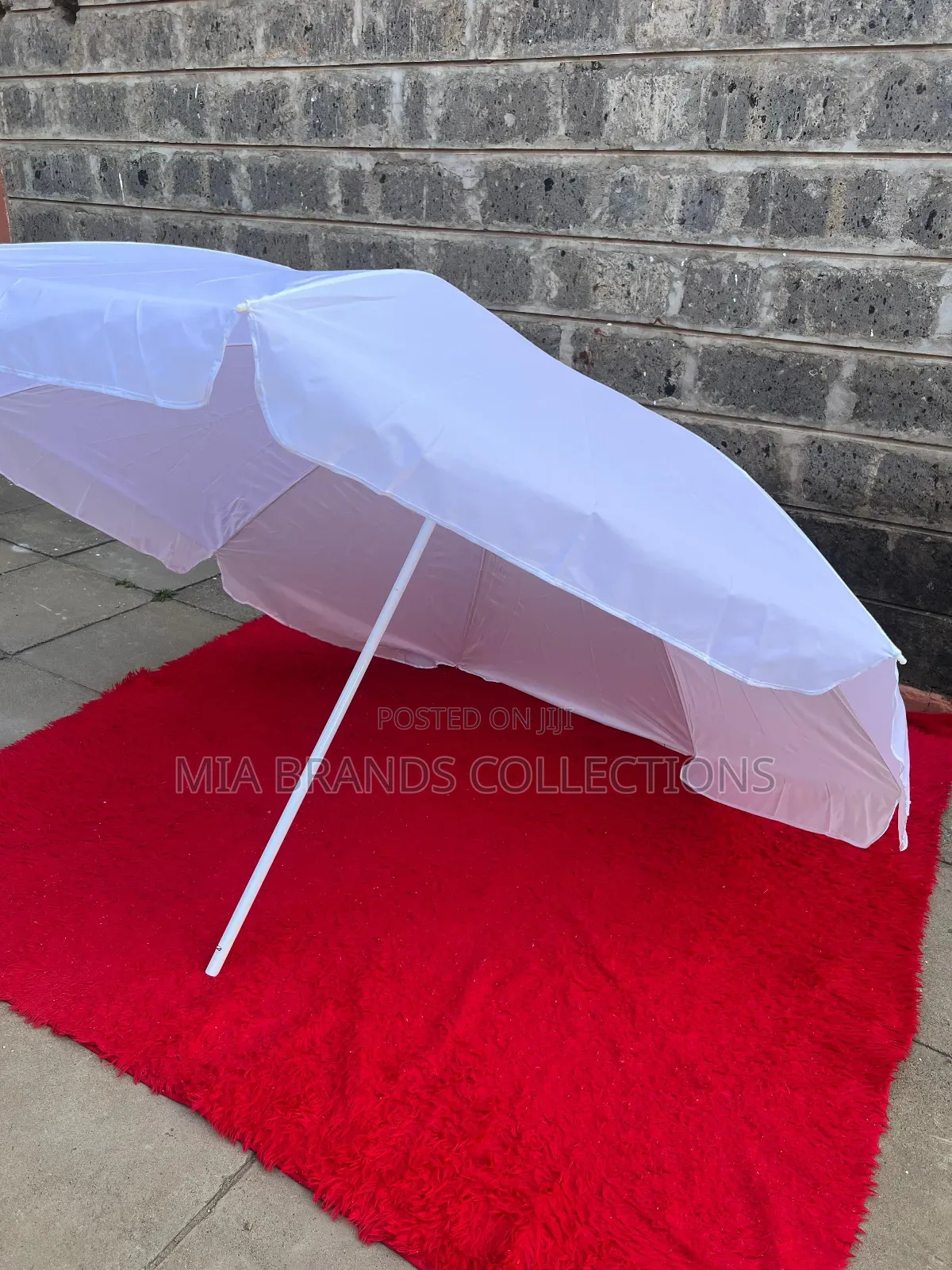White Parasol Umbrellas
