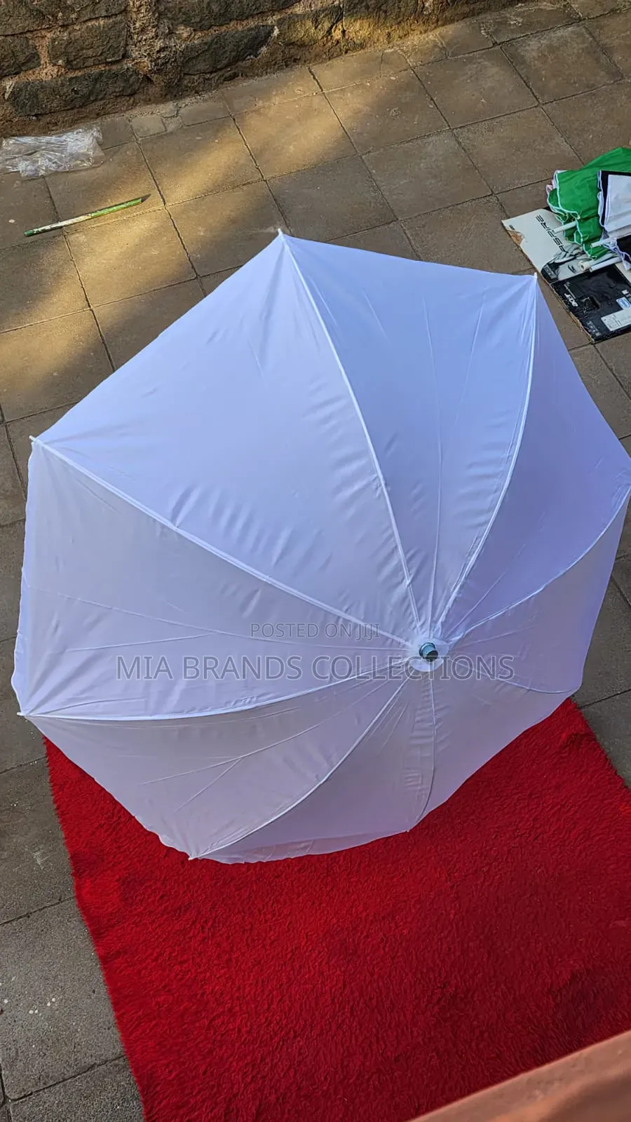 White Parasol Umbrellas