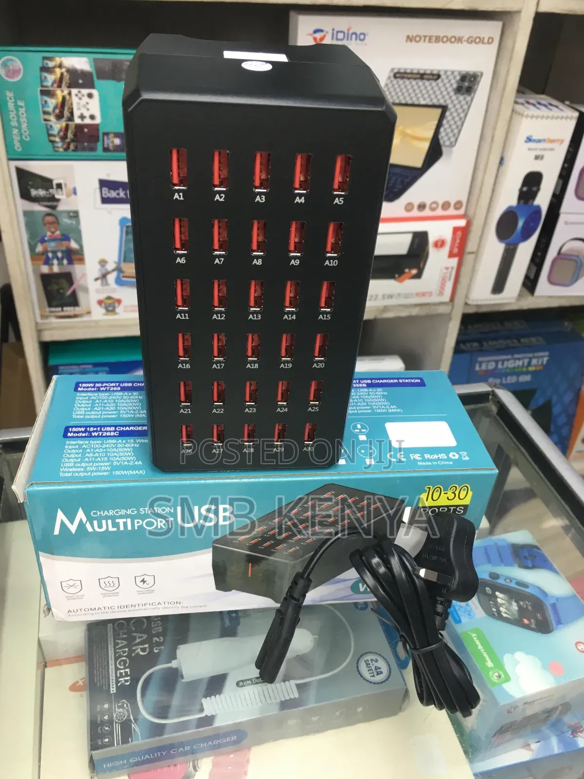 30usb Port Smart Charging Station