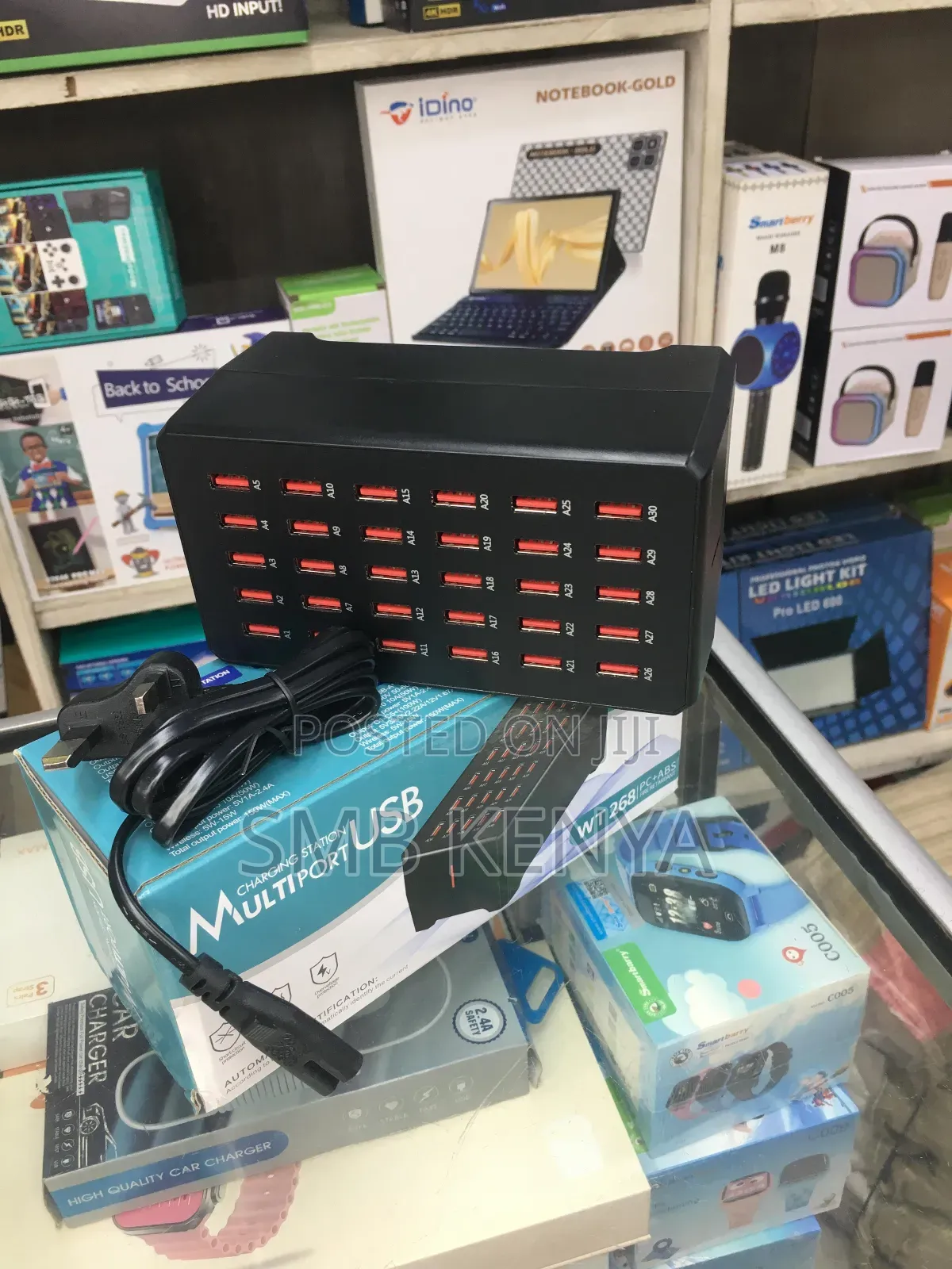 30usb Port Smart Charging Station
