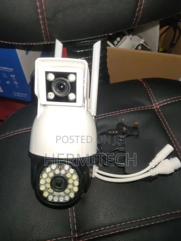 Dual Lens 4g Electric PTZ CCTV Surveillance Cameras