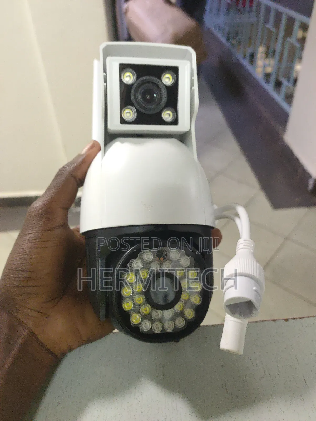 Dual Lens 4g Electric PTZ With Ethernet Port CCTV