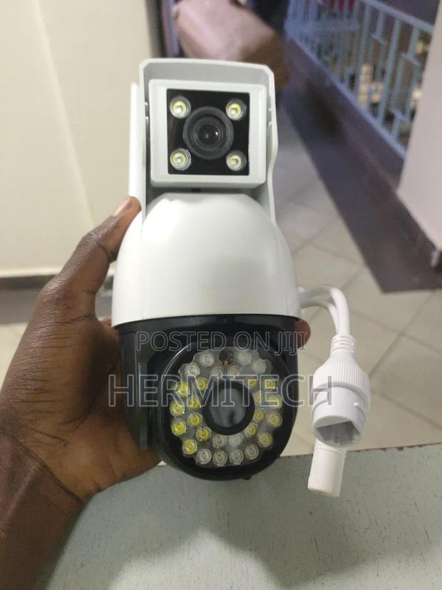 Dual Lens 4g Electric PTZ With Ethernet Port CCTV - thumbnail 2