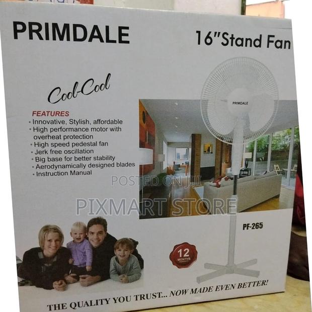 Primdale 16 Inch Standing Fan With Adjustable Height