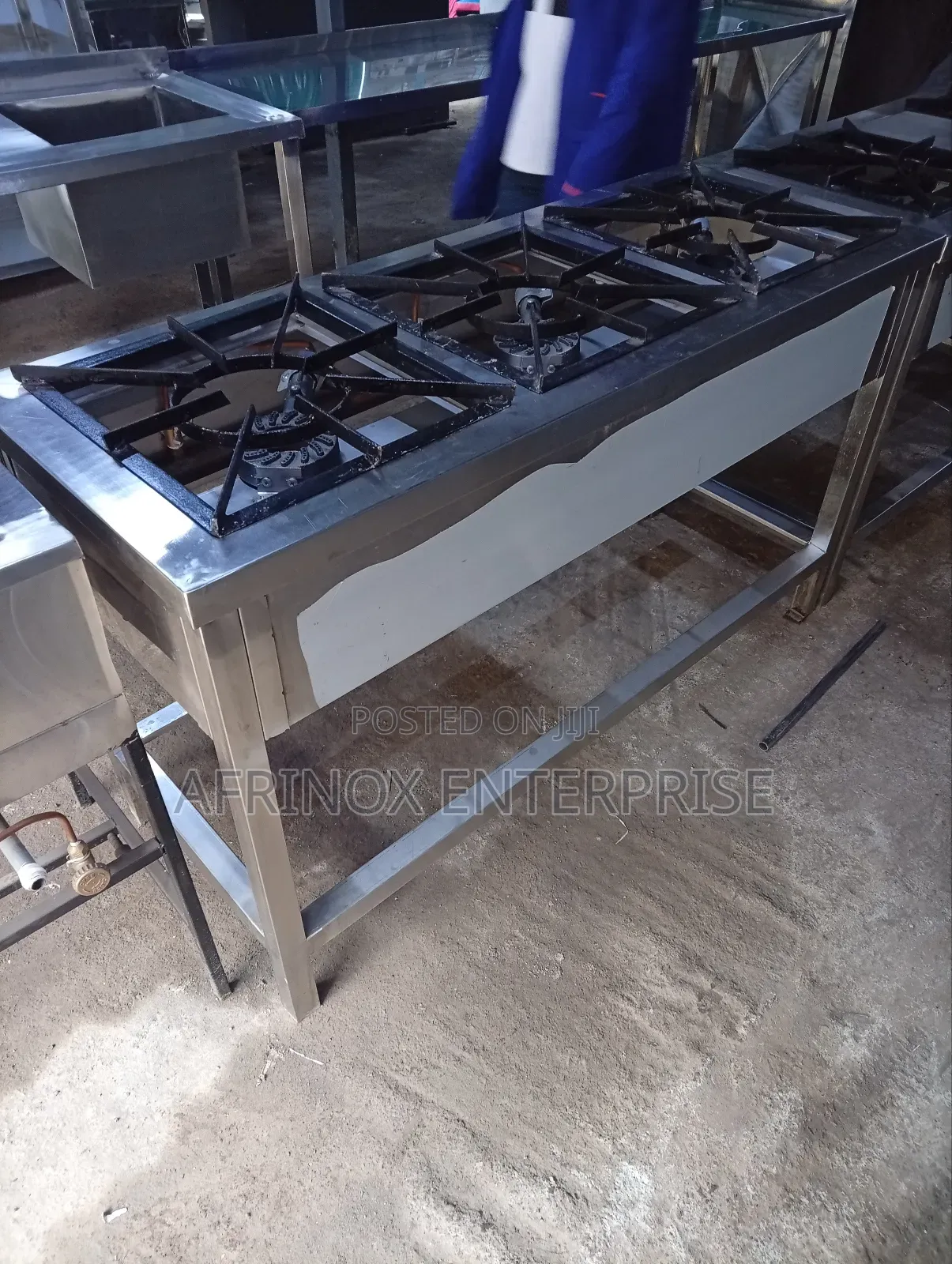 High Pressure Premium 3 Burner Jiko Made of Stainless Steel
