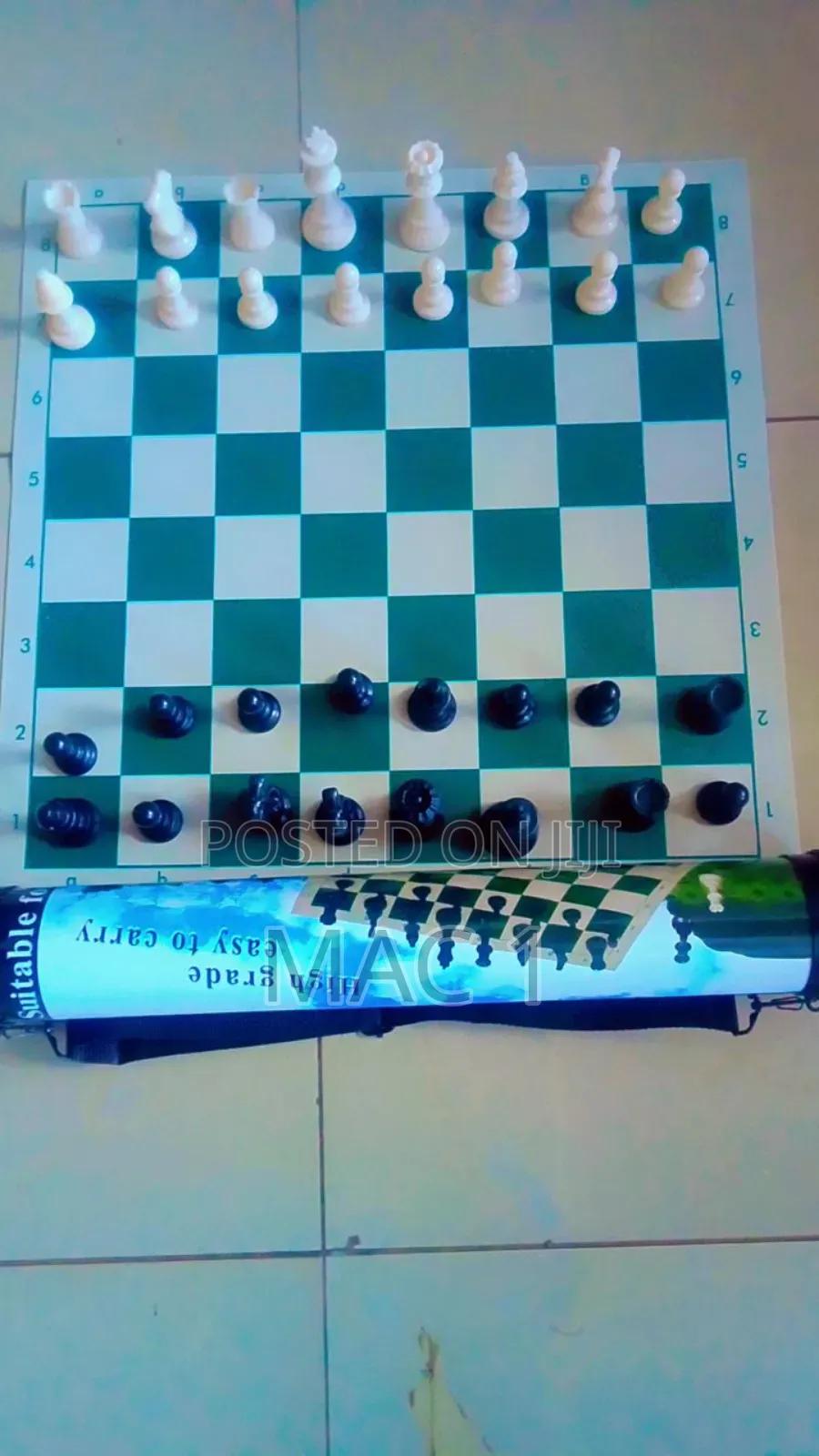 Professional Roll-Up Chess Board Mat