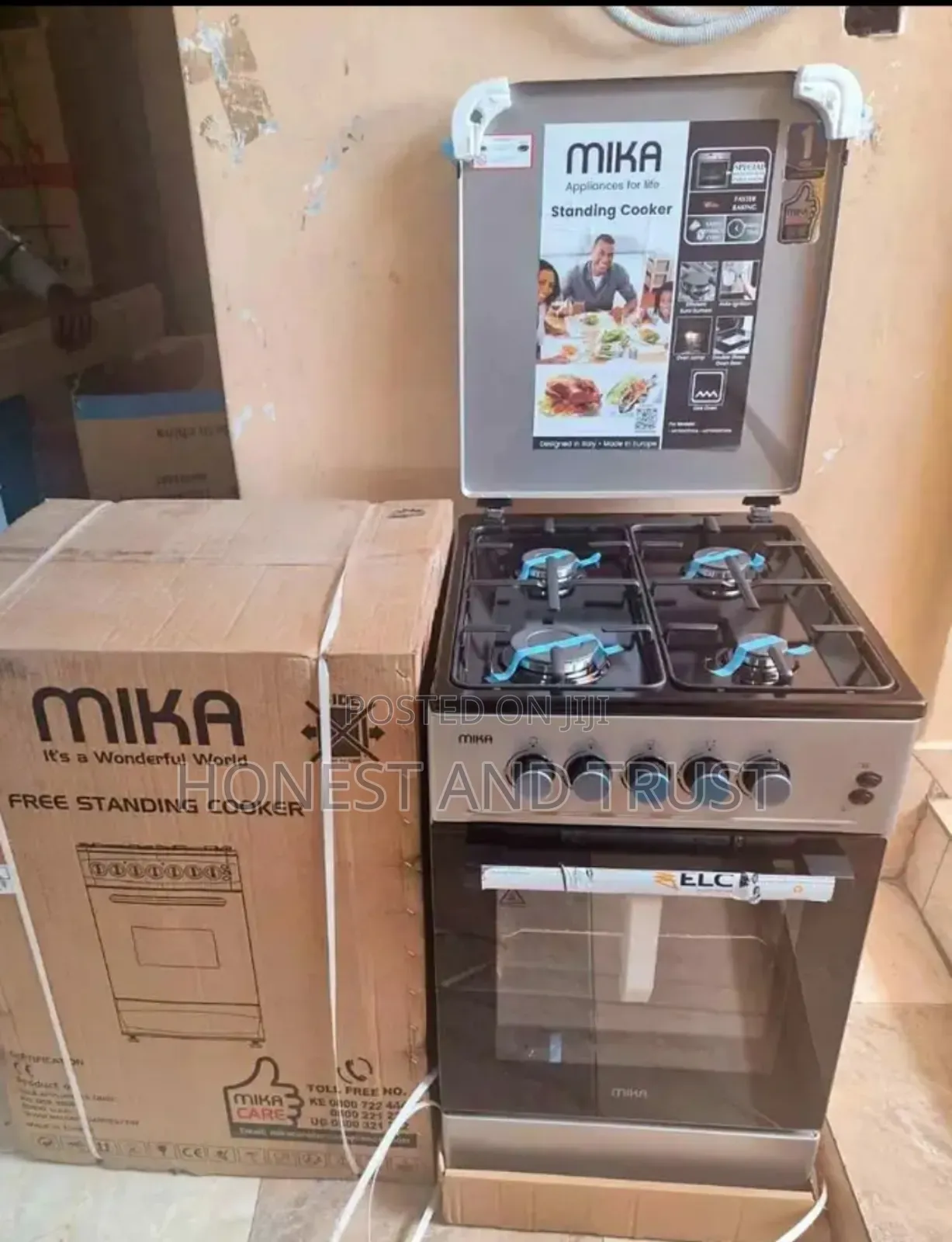 Mika 4gass Banners 50 by 60 Cooker