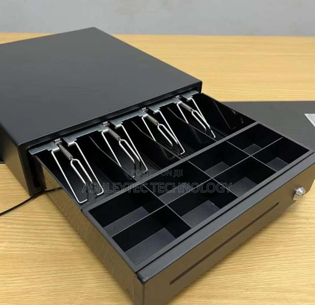 5 Tray Automatic Cash Drawer Removable Cash Drawer Box, 5 Bill/5 Coin