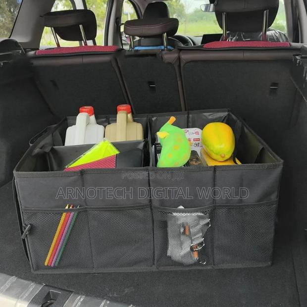 Collapsible Multi-Compartment Foldable Car Boot Organizer - thumbnail 4