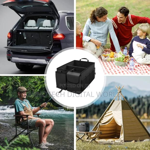 Collapsible Multi-Compartment Foldable Car Boot Organizer - thumbnail 5
