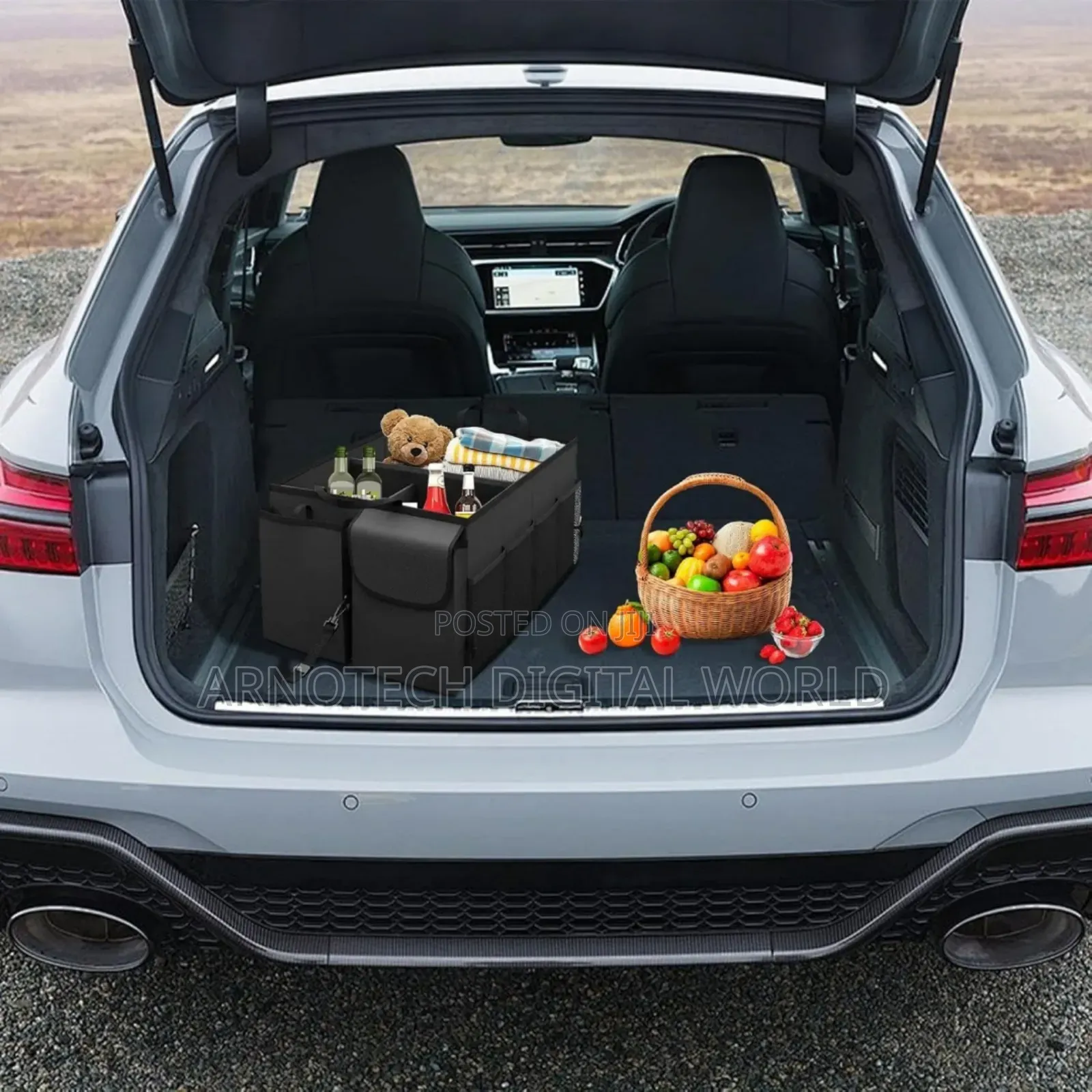 Collapsible Multi-Compartment Foldable Car Boot Organizer