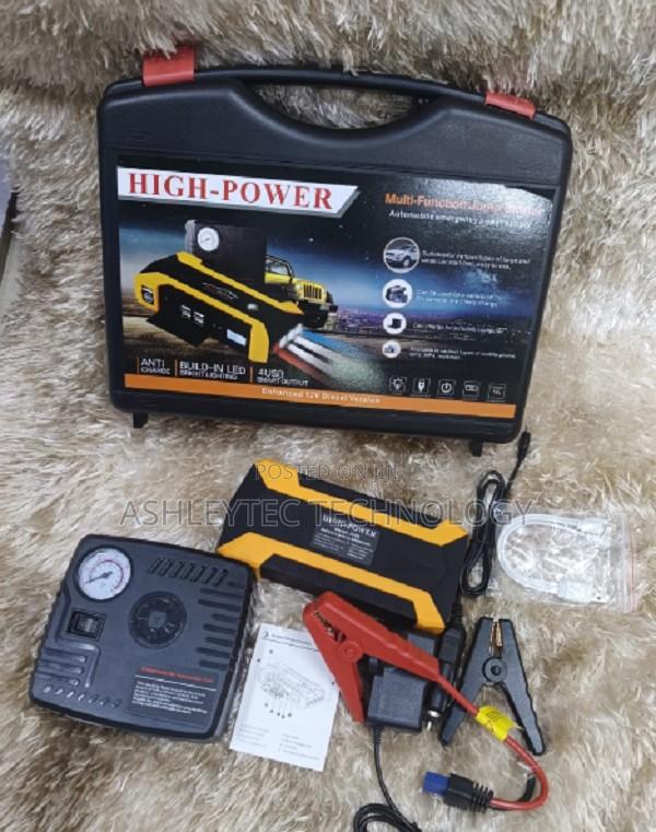 Portable Jump Starter – 99800mah Battery Booster With Led Light Usb - main view