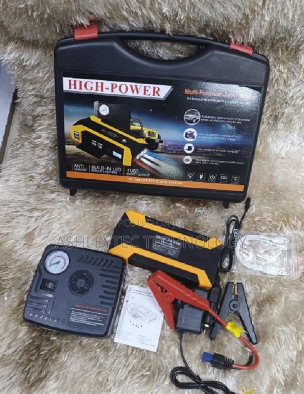 High Power 99800mah Car Jump Starter Emergency Tool Kit With Led Light