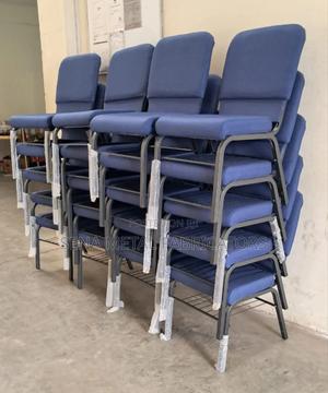 Church Chairs Imported With Bookshelf Storage - main view