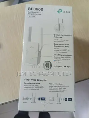 Tp-Link Be3600 Dual-Band Wi-Fi 7 Range Extender - Tl-Re225be