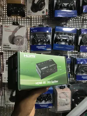 1x2 Hdmi Splitter at 60hz - 18gbps HDR for Gaming Streaming