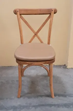 Restaurant Cross Back Chair With Cushion