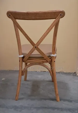 Restaurant Cross Back Chair With Cushion