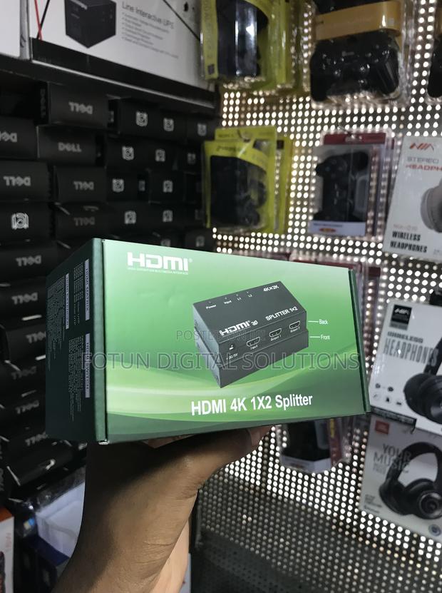 Hdmi 1 in 2 Out Splitter - Uhd With Signal Amplification