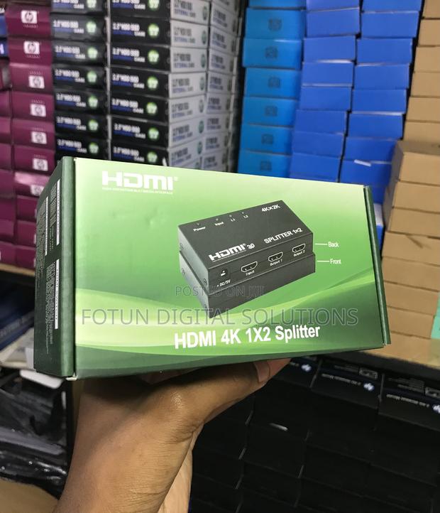 1 to 2 Hdmi Splitter Box - /1080p for Tv, Monitor, Projector