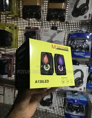 A130led Compact Usb Speakers -Space-Saving Design for Minimalist Desks