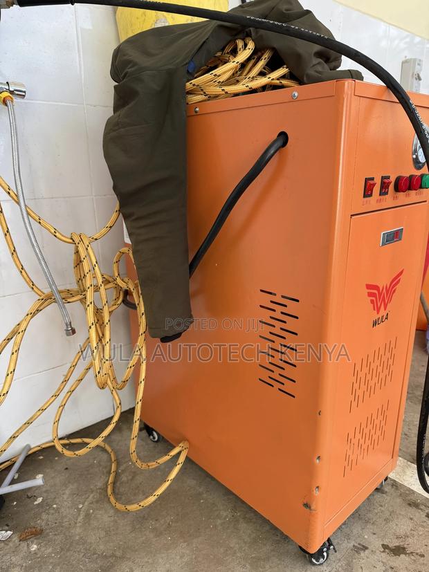 High Quality Two Guys Steaming Car Wash Machine Yellow - thumbnail 3