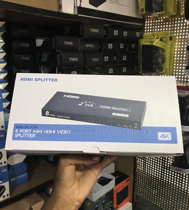 Mini Hdmi 1 in 8 Out Splitter - Signal Amplified for Long Cables
