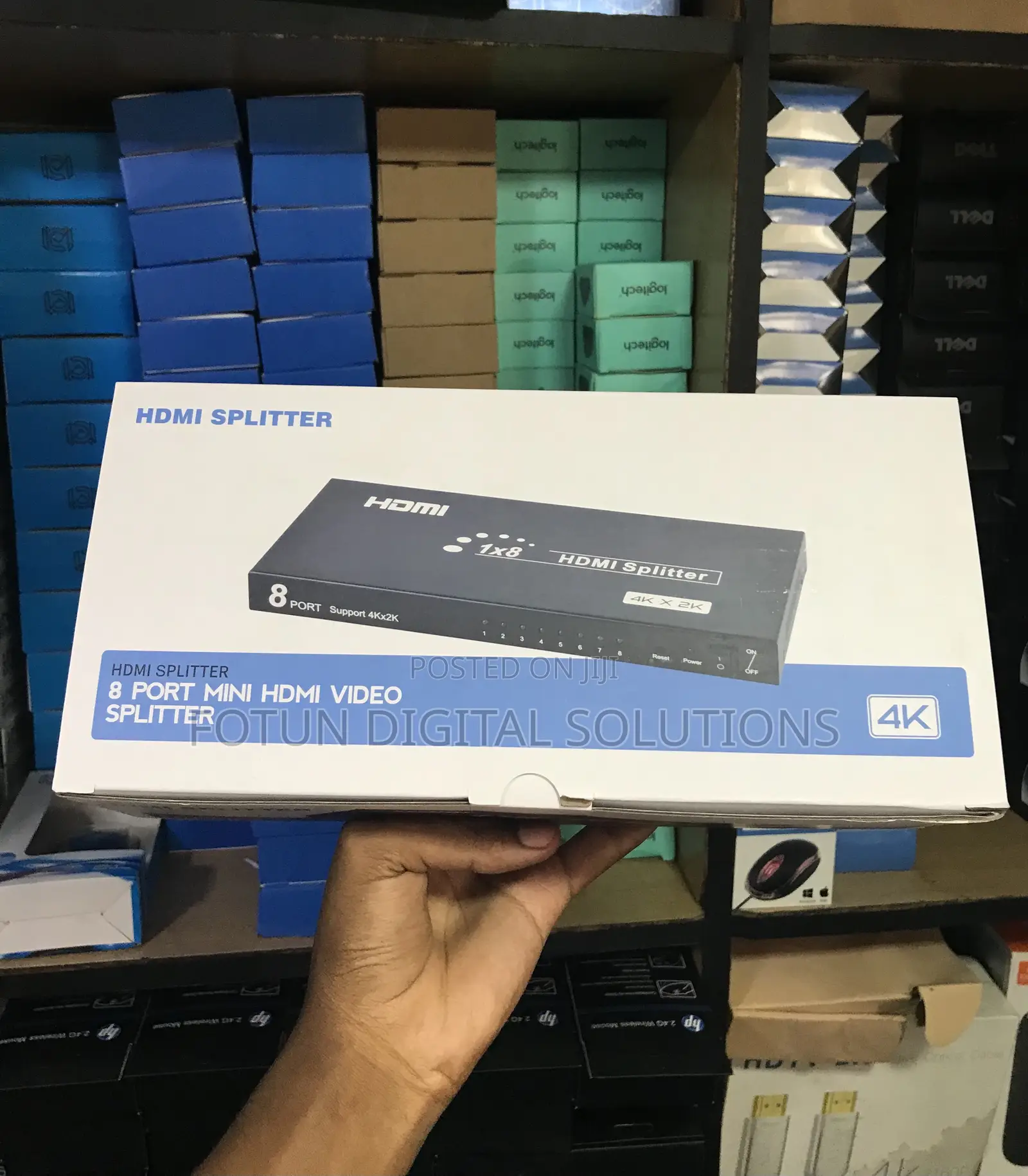 8-Way Hdmi Video Splitter Mini Hub - For Multi-Monitor Presentations