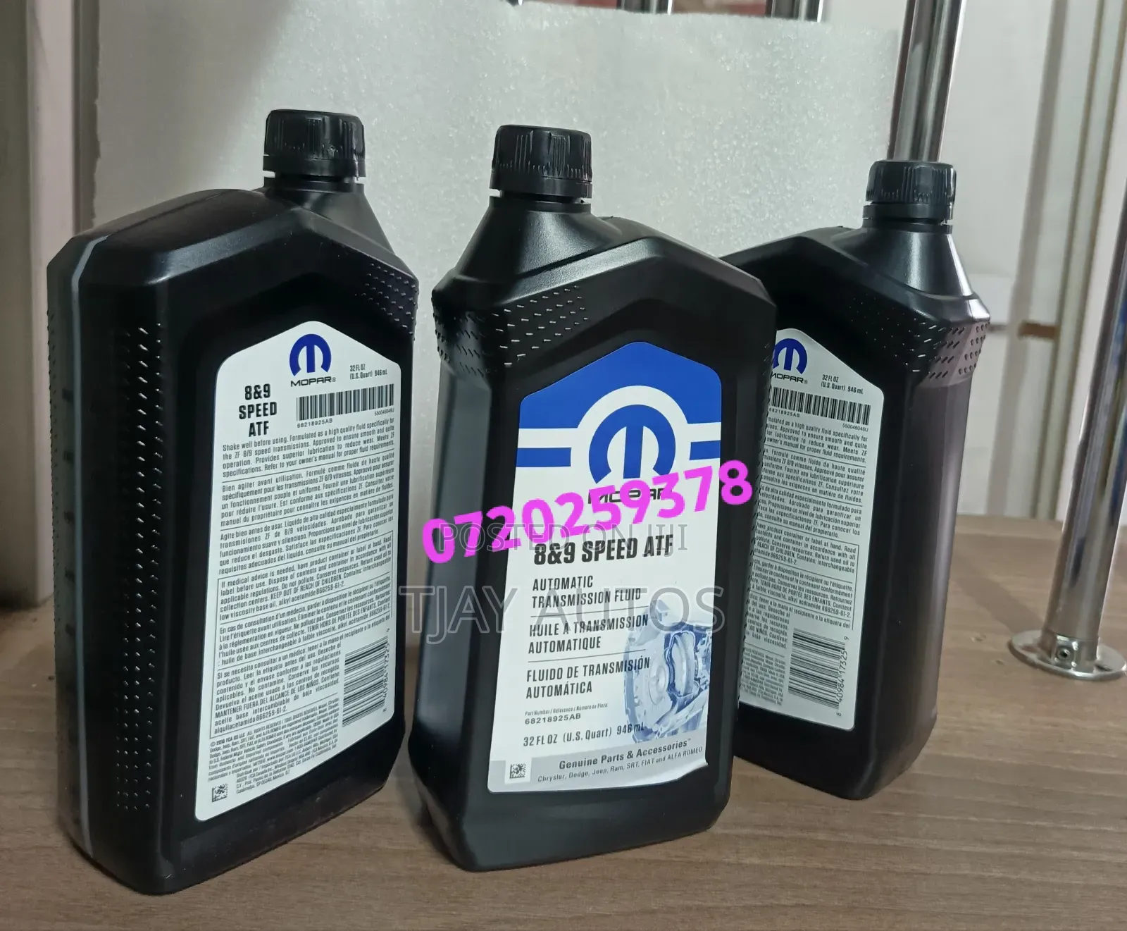 Genuine Oem Mopar Ab 8 9 Speed Automatic Transmission Fluid