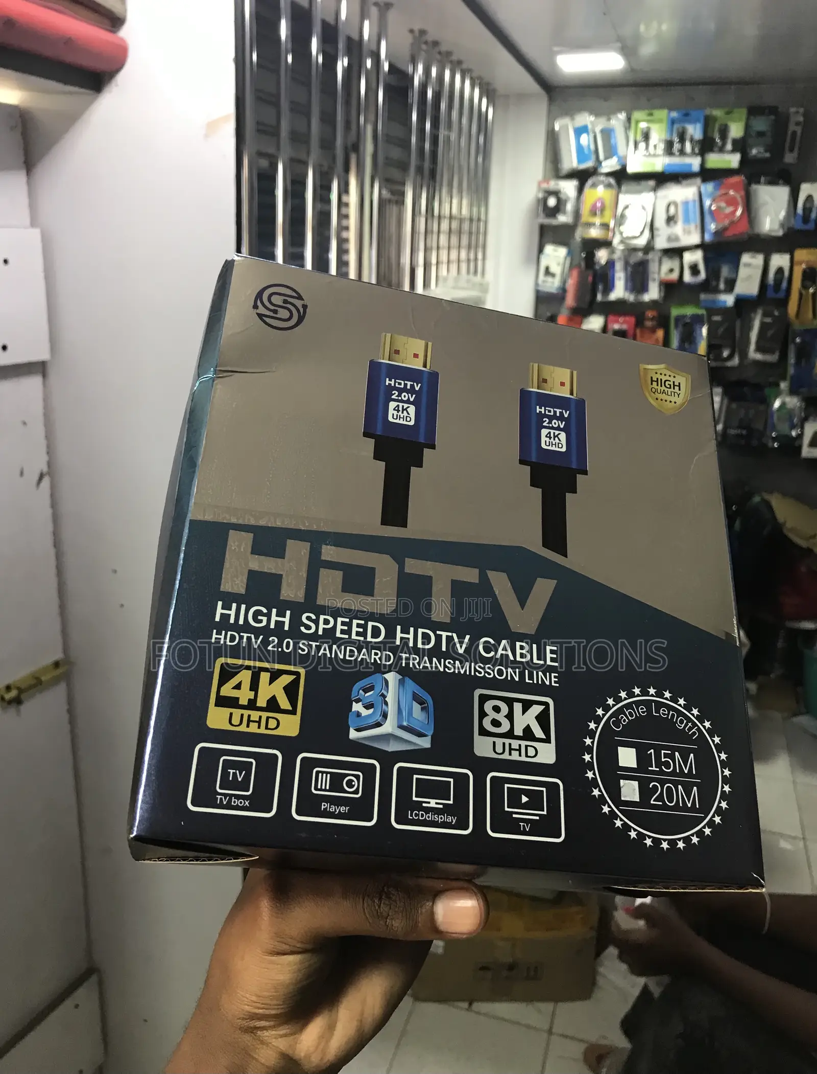 15m Active Hdmi Cable - Built-in Signal Booster for at 60hz HDR