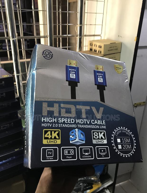 15m Hdmi Fiber Optic Cable - Ultra Slim, Zero Emi, Ready