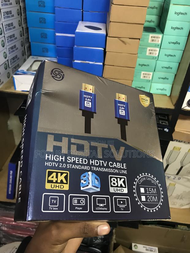 15m Heavy Duty Hdmi Cable - Nylon Braided, at 60hz, Hdr10+ - main view