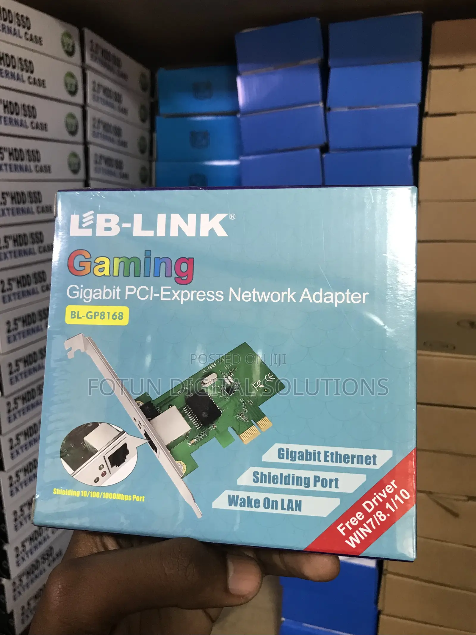Bl-Gp8168 Pcie Gigabit Nic - Reliable Wired Network Card for Pc