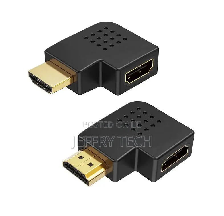 Hdmi Female to Male 90 Degree Left Right Angle Vertical Flat Adapter