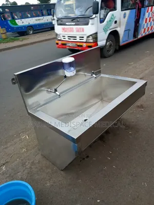 Scrub Sink With Two Taps/Stainless Steel Scrub Sink