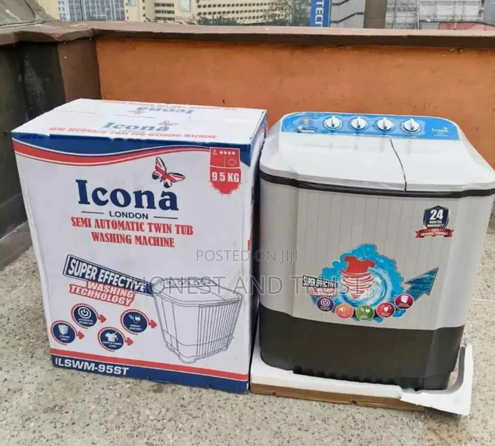 Icona 9kgs Twin Tub Washing Machine