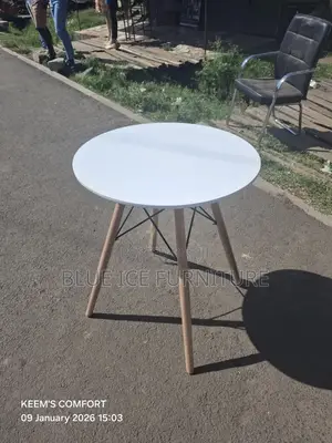 White Eames Table