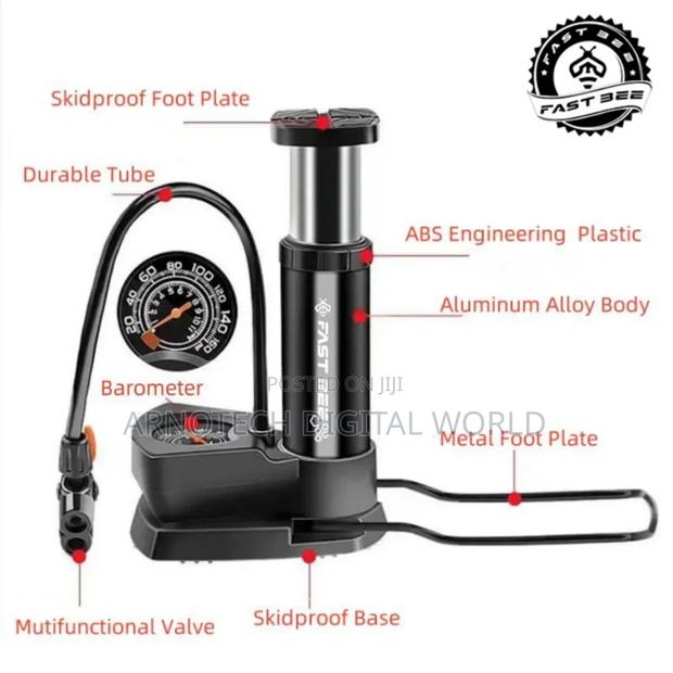 High Pressure Portable Foot Pump - thumbnail 2