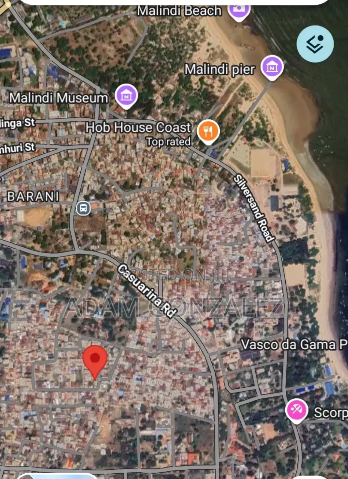 40x70 Plot With Foundation for Sale Behind Malindi Fire
