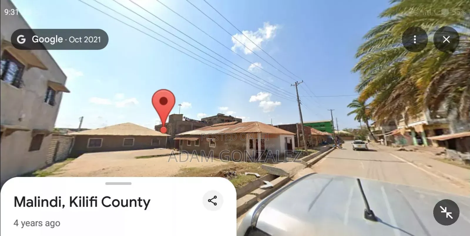 40x70 Plot With Foundation for Sale Behind Malindi Fire