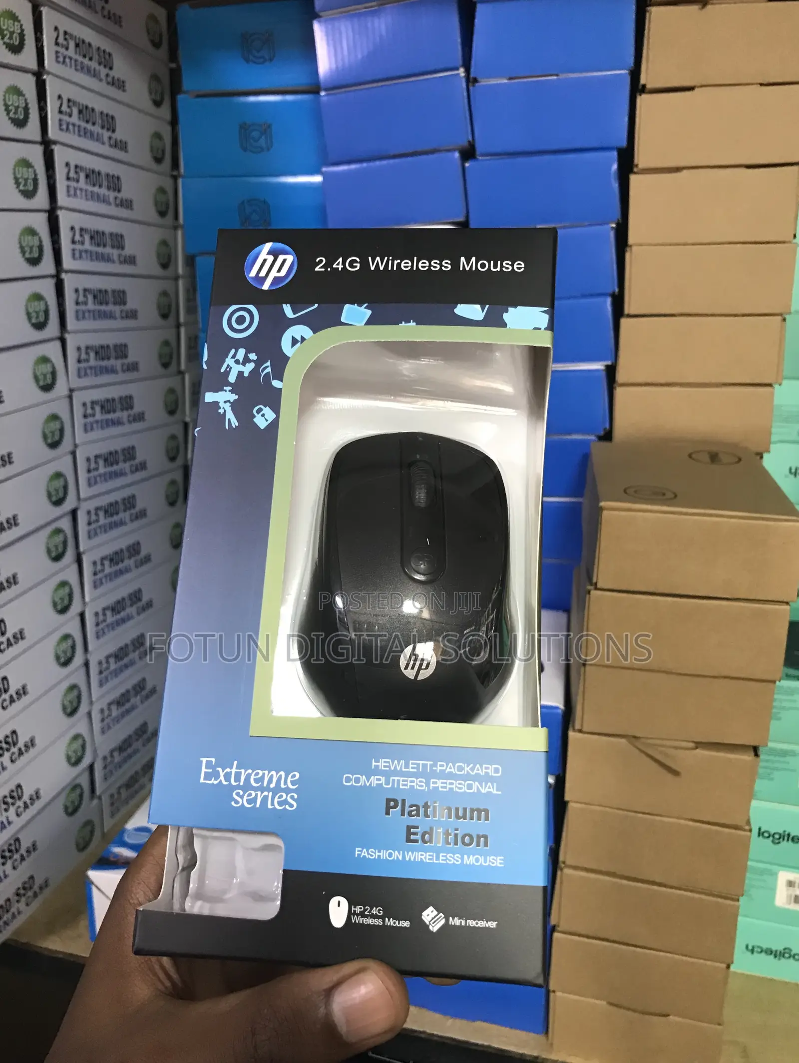 Hp Basic 2.4ghz Wireless Mouse - Affordable 3-button Scroll Mouse