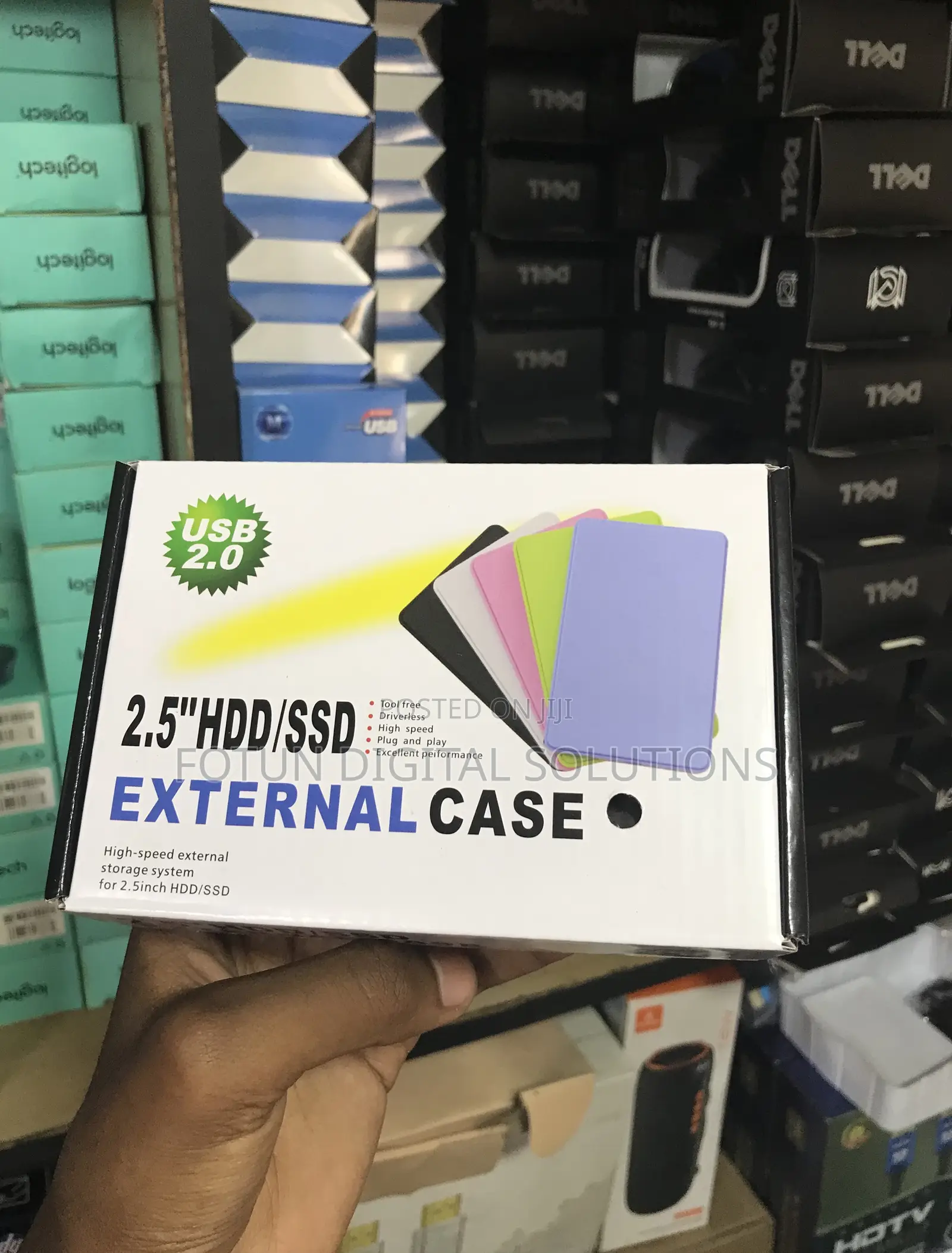 2.5" Sata To Usb 2.0 Enclosure Kit - Includes Case Cable,