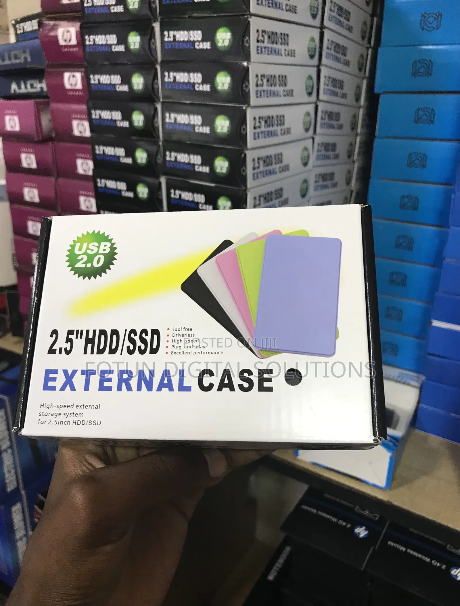 Budget 2.5" HDD External Casing Usb 2.0 - For Data Recovery Backup