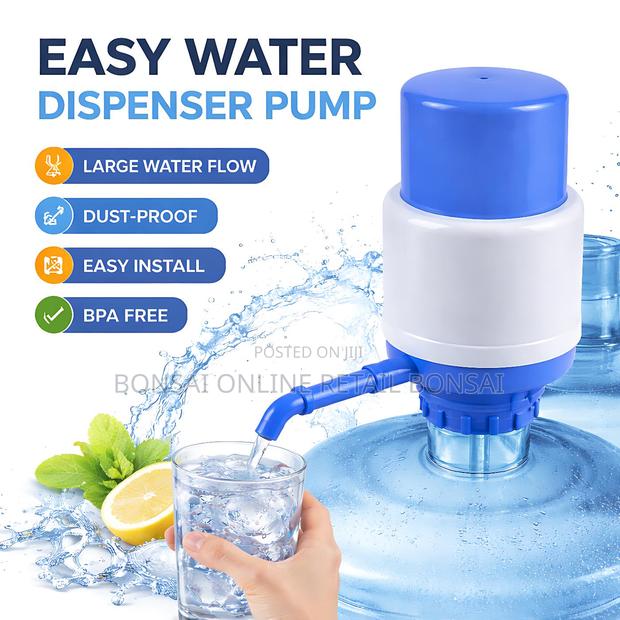 Manual Water Dispenser Pump Bpa Free Easy Press for Bottles